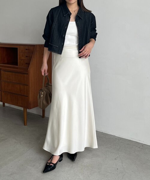 セットアップ対応】コットンクロップシャツ（シャツ/ブラウス