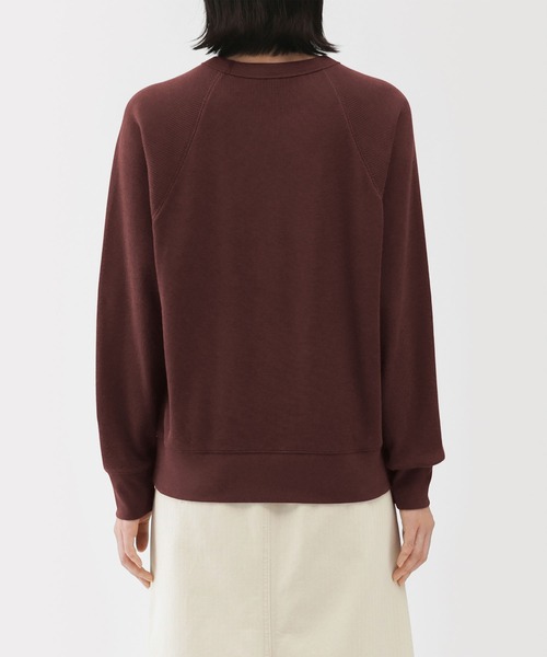 無印良品(ムジルシリョウヒン)の「婦人 ワッフル編みクルーネック長袖Tシャツ(Tシャツ/カットソー・レディース・キナリ/オートミール/ベージュ/ブラウン/ブラック/チャコールグレー・S/M/L/XL/XXL)」の18枚目の写真