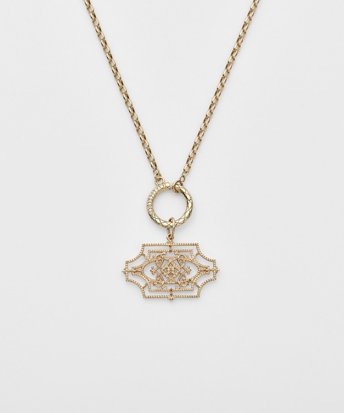 アガット agete ネックレスチャーム シルバー・K10ロケットチャーム