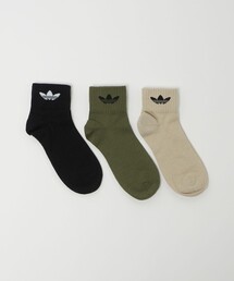 adidas Originals | <adidas Originals>ミッド アンクル ソックス 3足組 / キッズ 17㎝-18㎝(ソックス/靴下)