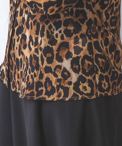 新品未使用タグ付き】2025年新作NARACAMICIEレオパード柄フリル2