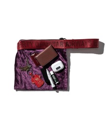 PUEBCO(vGuR)VINTAGE SLING BELT POUCH Purple x Red(nhobO)