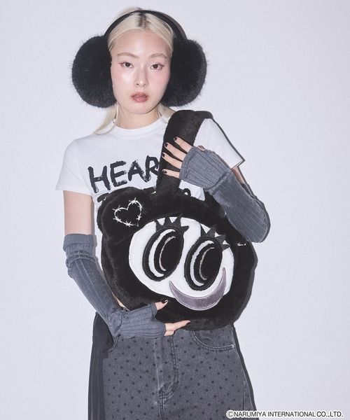 モノトーンナカムラくん フェイスバッグ【ANGEL BLUE】（トートバッグ