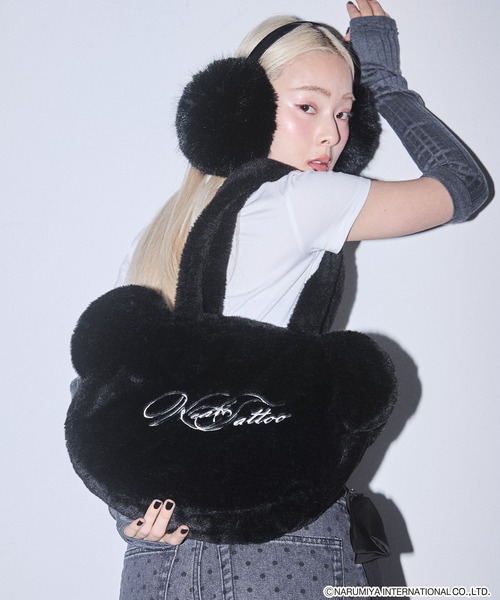 モノトーンナカムラくん フェイスバッグ【ANGEL BLUE】（トートバッグ