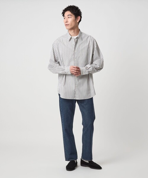 THOMAS MASON（トーマス メイソン）の「トーマスメイソン ジャストルーズ レギュラーカラー シャツ（シャツ/ブラウス・メンズ・コバルトブルー/ホワイト/ブラウン・S/M/L/XL/XXL）」の15枚目の写真