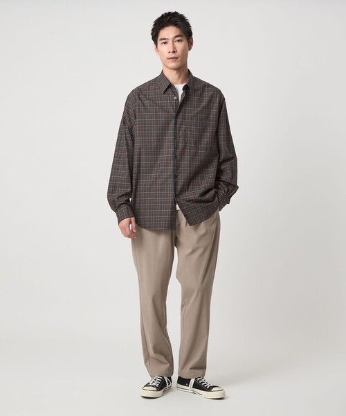 THOMAS MASON（トーマス メイソン）の「トーマスメイソン ジャストルーズ レギュラーカラー シャツ（シャツ/ブラウス・メンズ・コバルトブルー/ホワイト/ブラウン・S/M/L/XL/XXL）」の16枚目の写真