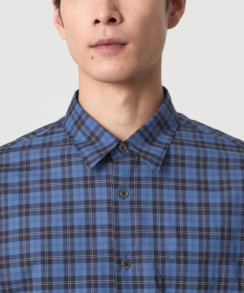 THOMAS MASON（トーマス メイソン）の「トーマスメイソン ジャストルーズ レギュラーカラー シャツ（シャツ/ブラウス・メンズ・コバルトブルー/ホワイト/ブラウン・S/M/L/XL/XXL）」の20枚目の写真