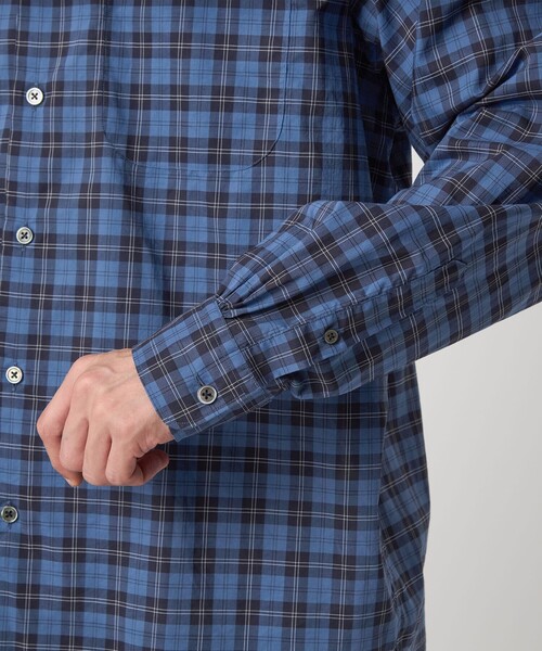 THOMAS MASON（トーマス メイソン）の「トーマスメイソン ジャストルーズ レギュラーカラー シャツ（シャツ/ブラウス・メンズ・コバルトブルー/ホワイト/ブラウン・S/M/L/XL/XXL）」の21枚目の写真