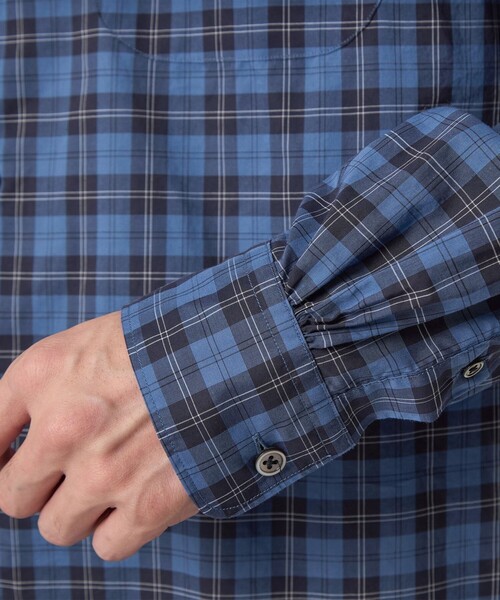 THOMAS MASON（トーマス メイソン）の「トーマスメイソン ジャストルーズ レギュラーカラー シャツ（シャツ/ブラウス・メンズ・コバルトブルー/ホワイト/ブラウン・S/M/L/XL/XXL）」の22枚目の写真