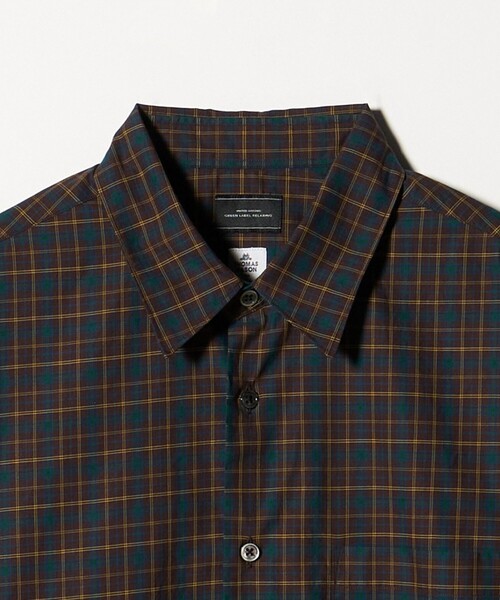 THOMAS MASON(トーマス メイソン)の「トーマスメイソン ジャストルーズ レギュラーカラー シャツ(シャツ/ブラウス・メンズ・コバルトブルー/ホワイト/ブラウン・S/M/L/XL/XXL)」の6枚目の写真