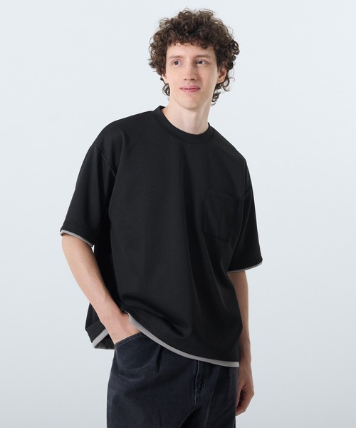 アイケーイー フード付きカットソー Tシャツ 黒 IKE サイズ フリー❹ アイケーイー フード付きカットソー Tシャツ 黒 IKE サイズ