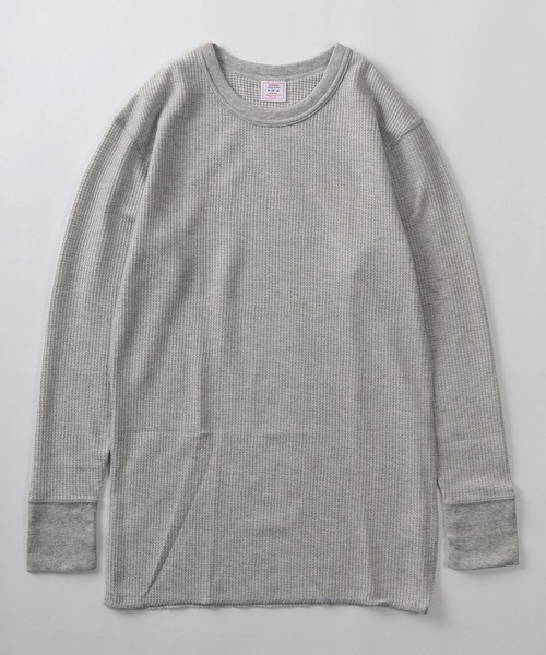 JEMORGAN（ジェーイーモーガン）の「【87】【JEMORGAN/ジェーイーモーガン】ワッフル/フライス クルーネック ロングスリーブ Tシャツ/無地Ｔ/パックT/インナーウェア（Tシャツ/カットソー・メンズ・ホワイト/ネイビー/ブラック/カーキ/オフホワイト/グレー/チャコールグレー/ダークグレー/ブラック系その他/ホワイト系その他/グレー系その他・S/M/L/XL）」の12枚目の写真
