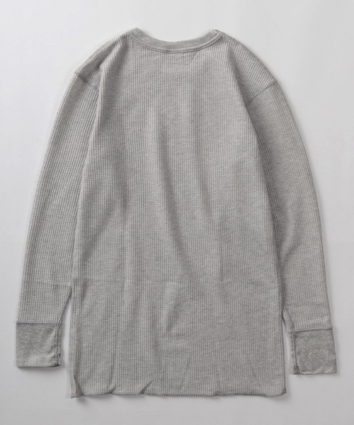 JEMORGAN（ジェーイーモーガン）の「【87】【JEMORGAN/ジェーイーモーガン】ワッフル/フライス クルーネック ロングスリーブ Tシャツ/無地Ｔ/パックT/インナーウェア（Tシャツ/カットソー・メンズ・ホワイト/ネイビー/ブラック/カーキ/オフホワイト/グレー/チャコールグレー/ダークグレー/ブラック系その他/ホワイト系その他/グレー系その他・S/M/L/XL）」の13枚目の写真