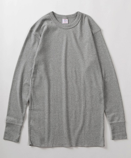 JEMORGAN（ジェーイーモーガン）の「【87】【JEMORGAN/ジェーイーモーガン】ワッフル/フライス クルーネック ロングスリーブ Tシャツ/無地Ｔ/パックT/インナーウェア（Tシャツ/カットソー・メンズ・ホワイト/ネイビー/ブラック/カーキ/オフホワイト/グレー/チャコールグレー/ダークグレー/ブラック系その他/ホワイト系その他/グレー系その他・S/M/L/XL）」の21枚目の写真