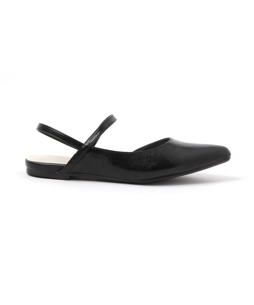 LEPSIM(レプシィム)の「ポインテッドフラットミュール 578015(パンプス・レディース・ガンメタ/ブラック・LARGE/MEDIUM)」の4枚目の写真