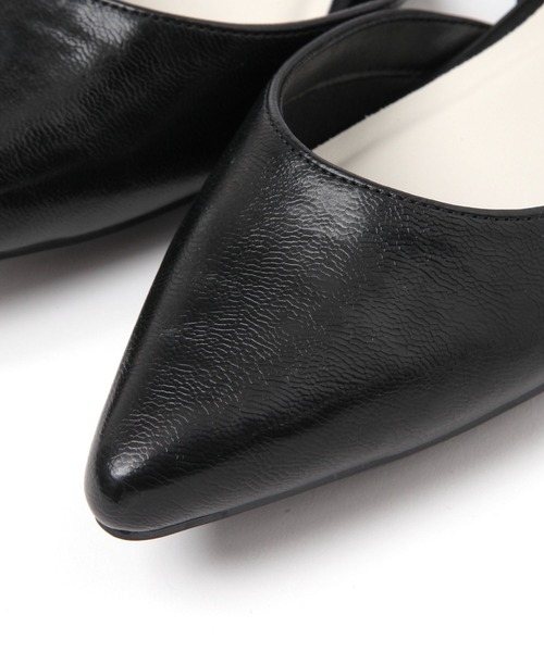 LEPSIM(レプシィム)の「ポインテッドフラットミュール 578015(パンプス・レディース・ガンメタ/ブラック・LARGE/MEDIUM)」の7枚目の写真