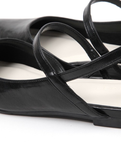 LEPSIM(レプシィム)の「ポインテッドフラットミュール 578015(パンプス・レディース・ガンメタ/ブラック・LARGE/MEDIUM)」の9枚目の写真