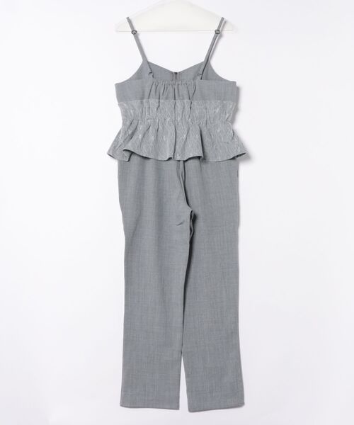 flower(フラワー)の「レディーフレアロンパース(つなぎ/オールインワン・レディース・グレー/ブラウン・FREE)」の9枚目の写真