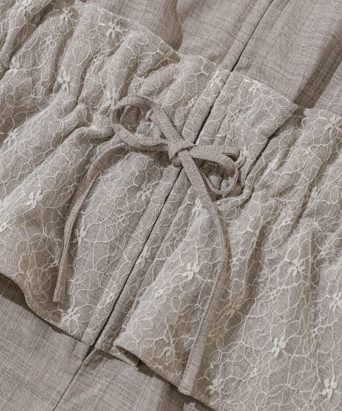 flower(フラワー)の「レディーフレアロンパース(つなぎ/オールインワン・レディース・グレー/ブラウン・FREE)」の17枚目の写真