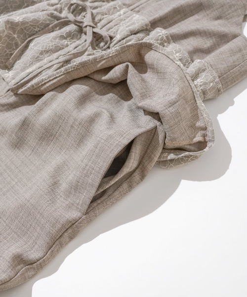 flower(フラワー)の「レディーフレアロンパース(つなぎ/オールインワン・レディース・グレー/ブラウン・FREE)」の19枚目の写真