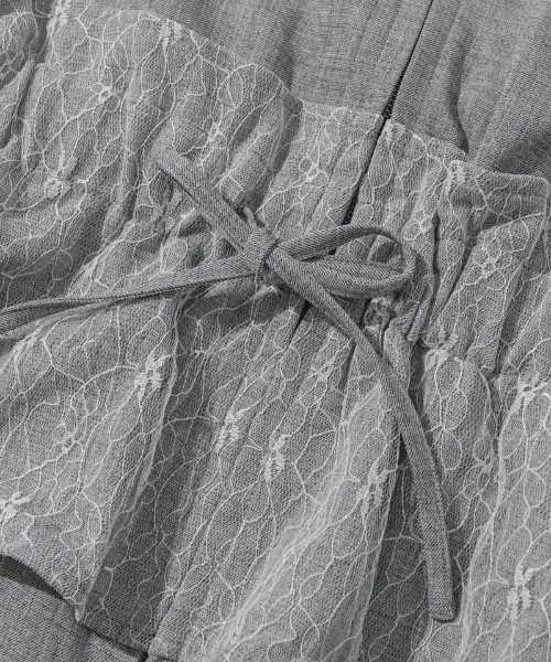 flower(フラワー)の「レディーフレアロンパース(つなぎ/オールインワン・レディース・グレー/ブラウン・FREE)」の12枚目の写真