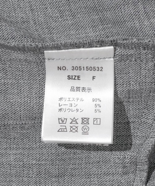 flower(フラワー)の「レディーフレアロンパース(つなぎ/オールインワン・レディース・グレー/ブラウン・FREE)」の8枚目の写真