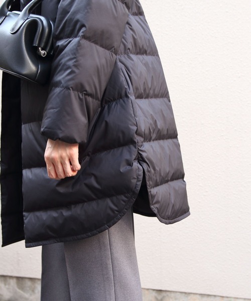 ORCIVAL/オーシバル ラウンドネックロングコート ROUND NECK LONG COAT