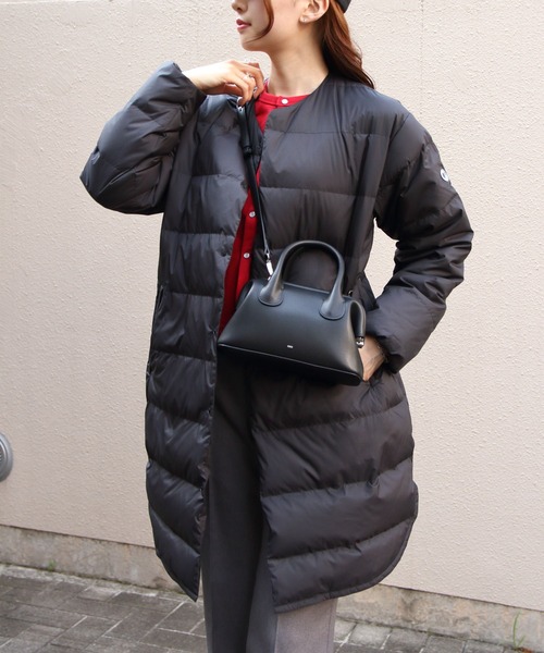 ORCIVAL/オーシバル ラウンドネックロングコート ROUND NECK LONG COAT