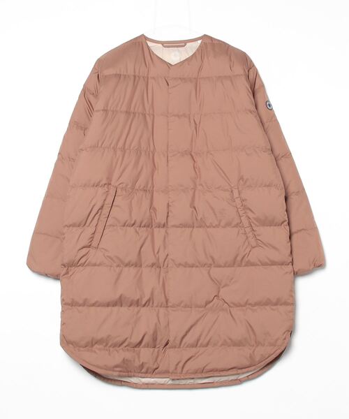 ORCIVAL（オーシバル）の「ORCIVAL/オーシバル　ラウンドネックロングコート　ROUND NECK LONG COAT　OR-A0602 DPR（ダウンジャケット/コート・レディース・オリーブ/ブラック/キャメル・2）」の19枚目の写真