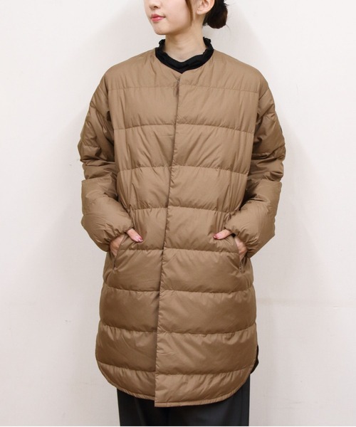 ORCIVAL/オーシバル ラウンドネックロングコート ROUND NECK LONG COAT