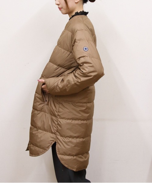 ORCIVAL/オーシバル ラウンドネックロングコート ROUND NECK LONG COAT