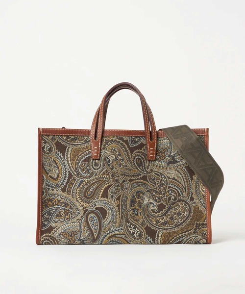 A VACATION ペイズリー柄 トートバッグ ショルダーバッグ A VACATION/アヴァケーション】BREAD M LAKE/ショルダーバッグ/トート