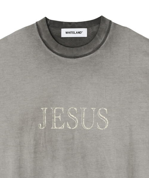 WHITELAND(ホワイトランド)の「WHITELAND/ホワイトランド/JESUS TEE(Tシャツ/カットソー・レディース・ブラック・F)」の4枚目の写真