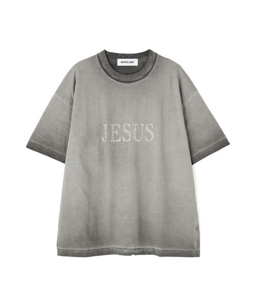 WHITELAND(ホワイトランド)の「WHITELAND/ホワイトランド/JESUS TEE(Tシャツ/カットソー・レディース・ブラック・F)」の1枚目の写真