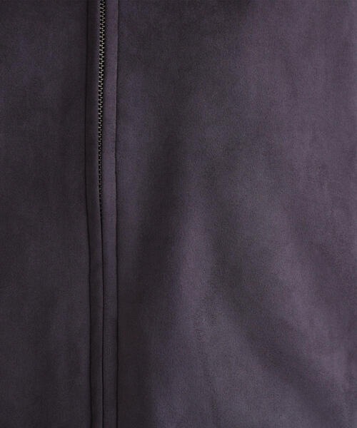 NATURAL BEAUTY BASIC(ナチュラルビューティーベーシック)の「◇【Oggi掲載】ステンカラーフェイクスエードブルゾン(ブルゾン・レディース・ブラウン/ベージュ/チャコールグレー・SMALL/MEDIUM)」の7枚目の写真