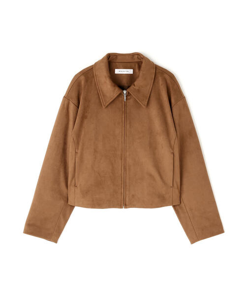 NATURAL BEAUTY BASIC(ナチュラルビューティーベーシック)の「◇【Oggi掲載】ステンカラーフェイクスエードブルゾン(ブルゾン・レディース・ブラウン/ベージュ/チャコールグレー・SMALL/MEDIUM)」の21枚目の写真