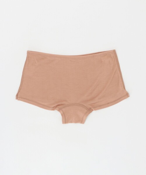 Steven Alan(スティーブンアラン)の「<COCOONA SKINWEAR>BOXER SHORTS/ショーツ(ショーツ・レディース・ベージュ/ダークグレー・1)」の3枚目の写真