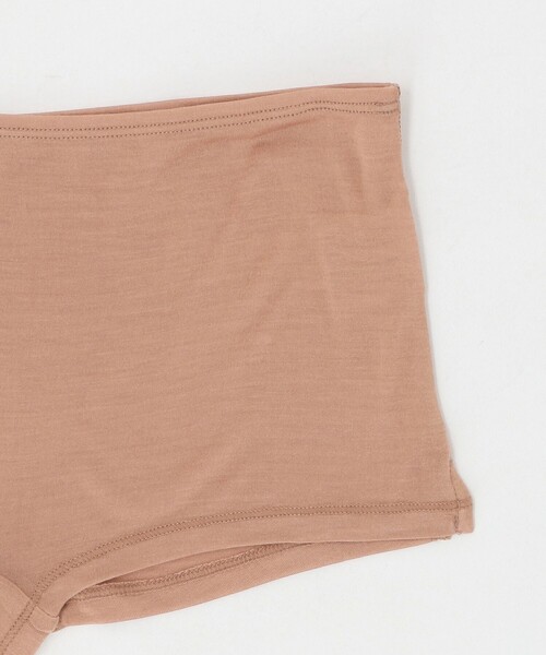 Steven Alan(スティーブンアラン)の「<COCOONA SKINWEAR>BOXER SHORTS/ショーツ(ショーツ・レディース・ベージュ/ダークグレー・1)」の4枚目の写真