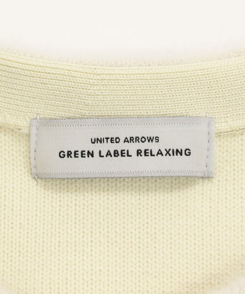 green label relaxing（グリーンレーベルリラクシング）の「［size SHORTあり］FOXブレンド セッケツ ノーカラー カーディガン（カーディガン/ボレロ・レディース・オフホワイト/ネイビー/ベージュ・FREE/SHORT）」の21枚目の写真