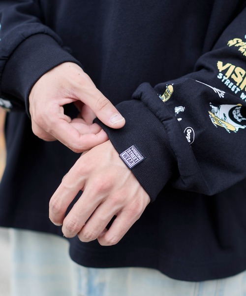VISION STREET WEAR（ヴィジョンストリートウェア）の「∴WEGO/VISION別注ゴーストグラフィックT（Tシャツ/カットソー・メンズ・ブラック/ホワイト・MEDIUM/LARGE）」の7枚目の写真