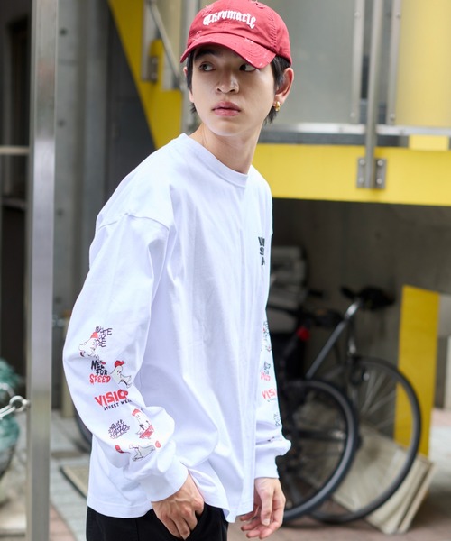 VISION STREET WEAR（ヴィジョンストリートウェア）の「∴WEGO/VISION別注ゴーストグラフィックT（Tシャツ/カットソー・メンズ・ブラック/ホワイト・MEDIUM/LARGE）」の12枚目の写真