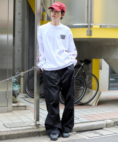 VISION STREET WEAR（ヴィジョンストリートウェア）の「∴WEGO/VISION別注ゴーストグラフィックT（Tシャツ/カットソー・メンズ・ブラック/ホワイト・MEDIUM/LARGE）」の13枚目の写真