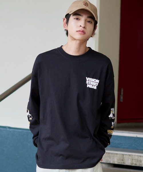 VISION STREET WEAR（ヴィジョンストリートウェア）の「∴WEGO/VISION別注ゴーストグラフィックT（Tシャツ/カットソー・メンズ・ブラック/ホワイト・MEDIUM/LARGE）」の14枚目の写真