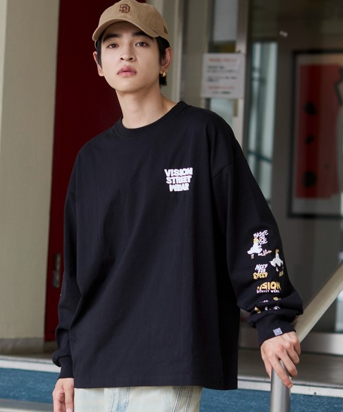 VISION STREET WEAR（ヴィジョンストリートウェア）の「∴WEGO/VISION別注ゴーストグラフィックT（Tシャツ/カットソー・メンズ・ブラック/ホワイト・MEDIUM/LARGE）」の17枚目の写真