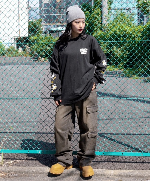 VISION STREET WEAR（ヴィジョンストリートウェア）の「∴WEGO/VISION別注ゴーストグラフィックT（Tシャツ/カットソー・メンズ・ブラック/ホワイト・MEDIUM/LARGE）」の21枚目の写真