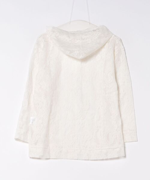 almo(アルモ)の「【LAMPOON】レースジップパーカー(パーカー・レディース・ホワイト・SMALL/MEDIUM/LARGE)」の2枚目の写真