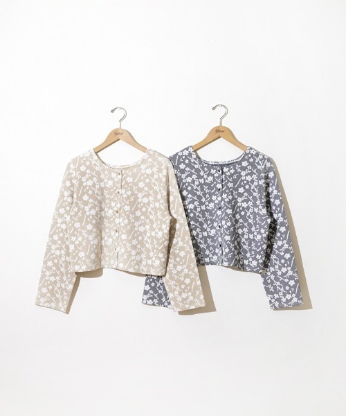 flower(フラワー)の「ランピーフローラルトップ(Tシャツ/カットソー・レディース・ブラック/ベージュ・FREE)」の17枚目の写真