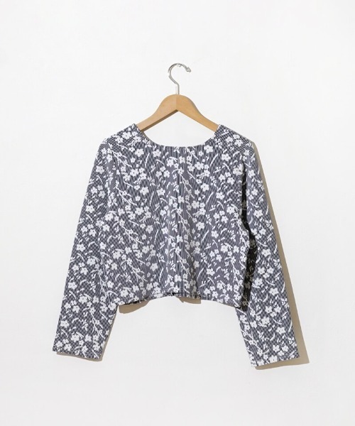 flower(フラワー)の「ランピーフローラルトップ(Tシャツ/カットソー・レディース・ブラック/ベージュ・FREE)」の20枚目の写真