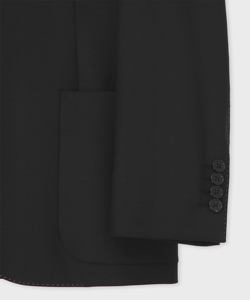 PAUL SMITH テーラードジャケット 2B 黒　サイズL2 ブラック L2 PAUL SMITH テーラードジャケット 2B 黒 サイズL2 ブラック L2