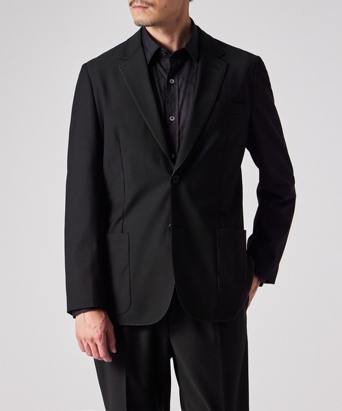 Paul Smith(ポールスミス)の「2WAYストレッチ シングル2ボタンジャケット / 253152 2321R(テーラードジャケット・メンズ・ブラック・L2/X-LARGE/LARGE/MEDIUM/SMALL)」の6枚目の写真